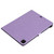 For iPad Pro 12.9 (2020) & (2018) Cat Bee Embossing Pattern Horizontal Flip Leather Tablet Case with Holder & Card Slots & Wallet & Pen Slot(Purple)