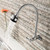Kitchen Faucet Anti-splash Head Wash Basin Sink Universal Rotatable Faucet Full Copper Joint, Style:Hot & Cold Water