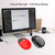 HXSJ M106 2.4GHZ 1600dpi Single-mode Wireless Mouse USB Rechargeable(Black)