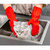 10 PCS Household Two-color Washing Gloves Housework Cleaning Laundry Dishwashing Latex Gloves, Size:M