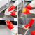 10 PCS Household Two-color Washing Gloves Housework Cleaning Laundry Dishwashing Latex Gloves, Size:M