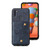 For Samsung Galaxy A11 Double Buckle PU + TPU Shockproof Magnetic Protective Case with Card Slot(Blue)