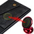 For Samsung Galaxy A11 Double Buckle PU + TPU Shockproof Magnetic Protective Case with Card Slot(Black)