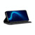 For Huawei Honor X10 5G Denim Texture Casual Style Horizontal Flip Leather Case with Holder & Card Slots & Wallet(Black)