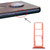 SIM Card Tray + SIM Card Tray + Micro SD Card Tray for Nokia 7.2 / 6.2 TA-1196 TA-1198 TA-1200 TA-1187 TA-1201(Orange)
