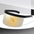 Anti-peeping Sun Mirror Integrated Anti-foam Sunscreen Mask, Color:Black Frame Local Gold