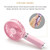 S8 Portable Mute Handheld Desktop Electric Fan, with 3 Speed Control (Purple)