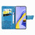 For Galaxy A51 5G Butterfly Love Flower Embossed Horizontal Flip Leather Case with Bracket / Card Slot / Wallet / Lanyard(Blue)