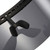 Anti-peeping Sun Mirror Integrated Anti-foam Sunscreen Mask, Color:Black Frame Gray