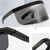 Anti-peeping Sun Mirror Integrated Anti-foam Sunscreen Mask, Color:Black Frame Gray