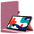 For Huawei Matepad 10.4 Horizontal Flip TPU + Fabric PU Leather Protective Case with Name Card Clip(Rose Red)
