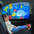 Car Cartoon Magnetic Sunshade Sunscreen Telescopic Collapsible Sunshield, Size:Co-pilot(Fawn)