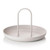 Round Handheld Portable Tray Porch Sundries Small Objects Desktop Storage Tray(White)