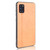 For Galaxy A31 Shockproof Sewing Cow Pattern Skin PC + PU + TPU Case(Orange)