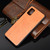 For Galaxy A31 Shockproof Sewing Cow Pattern Skin PC + PU + TPU Case(Orange)