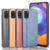 For Galaxy A31 Shockproof Sewing Cow Pattern Skin PC + PU + TPU Case(Orange)