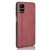 For Samsung Galaxy M51 (Side Fingerprint)  Shockproof Sewing Cow Pattern Skin PC + PU + TPU Case(Red)