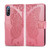For Sony Xperia L4 Butterfly Love Flower Embossed Horizontal Flip Leather Case with Bracket / Card Slot / Wallet / Lanyard(Pink)