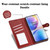For OnePlus 8 Pro Retro Solid Color Leather Buckle Phone Case with Lanyard & Photo Frame & Card Slot & Wallet & Stand Function(Brown)