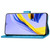 For Galaxy A71 5G Lucky Clover Pressed Flowers Pattern Leather Case with Holder & Card Slots & Wallet & Hand Strap(Blue)