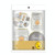 4 PCS/Set Cartoon Smiley Dishwashing Sponge Wipe Kitchen Double-sided Scouring Pad, Style:Sponge Wipe
