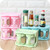 Plastic Seasoning Box Multi-purpose Combination Seasoning Rack Kitchen Supplies, Style:One Grid(Sky Blue)