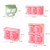 Plastic Seasoning Box Multi-purpose Combination Seasoning Rack Kitchen Supplies, Style:One Grid(Sky Blue)