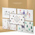 Simple Children Cute Cartoon Placemats Complementary Food Mats Waterproof and Oil Proof Insulation Coasters(Five Dogs)