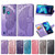 For Moto G8 Power Lite Butterfly Love Flower Embossed Horizontal Flip Leather Case with Bracket / Card Slot / Wallet / Lanyard(Dark Purple)