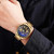 SKMEI 9194 Men Automatic Skeleton Mechanical Steel Band Watch (Black)