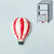 10 PCS Resin Cartoon DIY Creative Refrigerator Sticker Decoration(Red Hot Air Balloon) 10 PCS Resin Cartoon DIY Creative Refrigerator Sticker Decoration(Red Hot Air Balloon)
