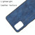 For Samsung Galaxy M51 (Side Fingerprint)  Shockproof Sewing Cow Pattern Skin PC + PU + TPU Case(Blue)