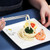 2 in 1 Simple Child Student Travel Portable 304 Stainless Steel Spoon Chopsticks Cutlery Set(Blue)
