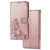 For Galaxy A71 5G Lucky Clover Pressed Flowers Pattern Leather Case with Holder & Card Slots & Wallet & Hand Strap(Rose Gold)