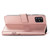 For Galaxy A71 5G Lucky Clover Pressed Flowers Pattern Leather Case with Holder & Card Slots & Wallet & Hand Strap(Rose Gold)