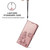 For Galaxy A71 5G Lucky Clover Pressed Flowers Pattern Leather Case with Holder & Card Slots & Wallet & Hand Strap(Rose Gold)