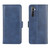 For OPPO Realme 6 Dual-side Magnetic Buckle Horizontal Flip Leather Case with Holder & Card Slots & Wallet(Dark Blue)