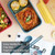 Student Sealed Multi-division Lunch Box Wheat Straw Bento Box Microwave Oven Plastic Fresh-keeping Box(Matcha Green)
