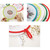 2 PCS Summer Folding Fan Children Portable Mini Cartoon Round Hand Fan(Bee)