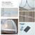 Student Dormitory Free Installation of Zippers and Single Door Mosquito Nets, Size:120x200x145 cm, Color:Encrypted Light Blue
