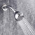 Concealed Wall-mounted Rain Shower Pressurized Water-saving Bathhouse Shower Head Shower