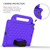 Diamond Texture Design EVA Children Shockproof Protective Case with Strap For iPad 10.2 2021 / 2020 / 2019 / Pro 10.5(Purple+Black)