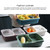 Double-layer Classification Square Drain Basket Kitchen Household Plastic Fruit and Vegetable Basket(Light Gray)