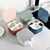 Seasoning Box Four Grid Kitchen Storage Household Condiment Bottle(Red)