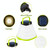Folding Solar Lamp Outdoor Camping Tent Lamp LED Camping Lamp(Black)