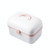 Multifunctional Dustproof Jewelry Cosmetic Plastic Box Household Portable Medicine Box Case, Size:S 24x16.5x14cm(White)