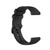 20mm Silicone Watch Band For Huami Amazfit GTS / Samsung Galaxy Watch Active 2 / Gear Sport(Black)