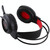 HAMTOD V1000 Dual-3.5mm Plug Interface Gaming Headphone Headset with Mic & LED Light, Cable Length: 2.1m(Red)