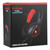 HAMTOD V1000 Dual-3.5mm Plug Interface Gaming Headphone Headset with Mic & LED Light, Cable Length: 2.1m(Red)