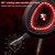 HAMTOD V1000 Dual-3.5mm Plug Interface Gaming Headphone Headset with Mic & LED Light, Cable Length: 2.1m(Red)